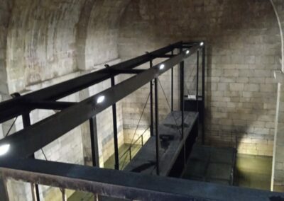 Interior deposito de agua
