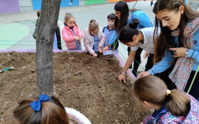 Huerto Escolar 2 Jornada de siembra en el huerto: Aprendiendo Juntos